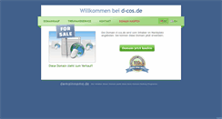 Desktop Screenshot of d-cos.de