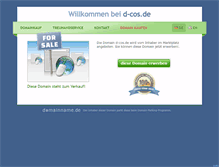 Tablet Screenshot of d-cos.de